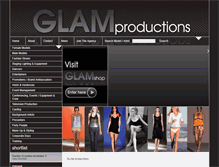 Tablet Screenshot of glamproductions.net